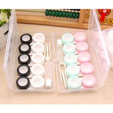 5 Pair/set Practical Contact Lens Case Multiple Pairs Beautiful Small Fresh Glasses Cases Companion Box 2024 - buy cheap