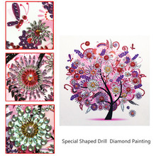5d diy diamante pintura árvore forma especial adesivo diamante bordado ponto cruz cristal diamante 2024 - compre barato