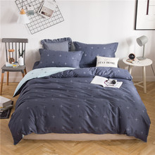 Twin queen size double single Bedding set for children 100%cotton soft Bed set 4Pcs Modern simple style duvet cover bedsheet 40 2024 - buy cheap