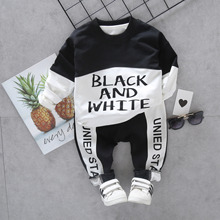 Baby Girl Clothing Sets Fashion Long Sleeve Print Flower Toddler Tshirt + Pants 2PCS 1 2 3 4 Years Kids Girls Wear 2024 - buy cheap