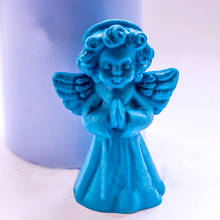 Christmas Angel Soaps Mold Silicone Molds Mold Moulds Mould Year Wishing Angels Molds Aroma Stone New PRZY Eco-friendly 54125 2024 - buy cheap