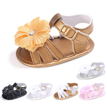 Summer Baby Girls Shoes Flower Toddler Infant Girls Shoes Baby First Walkers Diamond Newborn Baby Moccasins 2024 - buy cheap