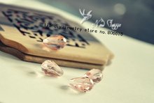 8*11MM 60Pcs Light Pink Tear-drop Glass Crystal Loose Beads Strands Jewelry Bead Fittings 2024 - buy cheap