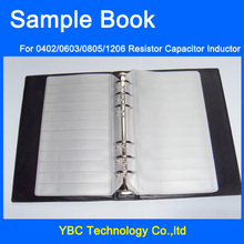 Condensador de resistencia, Inductor en blanco, componentes SMD, libro de muestra vacío para componente electrónico 0402/0603/0805/1206 2024 - compra barato