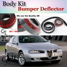 Bumper Lip Deflector Lips For Alfa Romeo 156 AR 1997~2007 Front Spoiler Skirt For TOPGEAR Friends Car Tuning / Body Kit / Strip 2024 - buy cheap