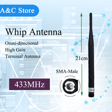 433MHz whip antenna UHF SMA-Male connector Antenna LoRaWAN  for walkie BAOFENG UV-3R VX-6R VX-3R VX-160 PX-A6 TH-UVF9 KG-UV6D 2024 - buy cheap