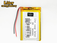 Atacado 3.7 V bateria de polímero de lítio 405085 045085 2500 mah Bateria Recarregável Para MP5 DVD GPS Câmera de Brinquedo Elétrico Tablet 2024 - compre barato