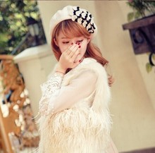 Autumn and winter free shipping NEW hat Wool hat lady's fashion cap Japan's style cap beret with heart pearl fashion accessories 2024 - buy cheap