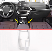 Для BMW X3 X4 G01 G02 2018-2019 ABS Хромированная Автомобильная центральная консоль Шестерня отделка для переключения передач Панель Накладка аксессуары левый привод 2024 - купить недорого
