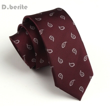 Men's Burgundy Classical Slim Skinny Neck Tie Groom Wedding Party Business Necktie SK281 2024 - buy cheap