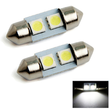 Ysy lâmpada led 5x5 cm, lâmpada led para iluminação da placa, luz de leitura, 2 leds, 31mm/36mm/39mm/41mm 2024 - compre barato