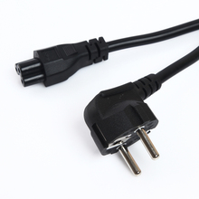 5ft C5 Cloverleaf Lead to EU 2 Pin AC EU Plug Power Cable Lead Cord PC Monitor 2024 - buy cheap