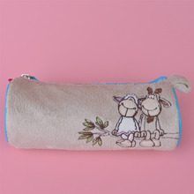 Brown Color Lover Sheeps Plush Toy Pencil Case, Kids Child Coin Bag Brithday Gift Coin case Make up bag 2024 - buy cheap
