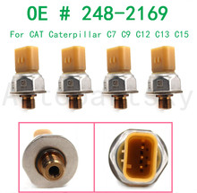 Датчик давления Gp для CAT Caterpillar C7 C9 C12 C13 C15 OEM #248-2169 5PP4-3, 4 шт. 2024 - купить недорого