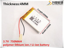 1pcs [SD] 3.7V,750mAH,[403450] Polymer lithium ion / Li-ion battery for TOY,POWER BANK,GPS,mp3,mp4,cell phone,speaker 2024 - buy cheap