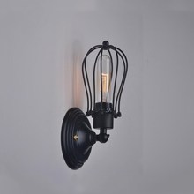Винтажная мини настенная лампа, цоколь E26/E27, промышленный светильник, Ретро лампа, регулируемая кофейная панель, осветительный прибор 2024 - купить недорого