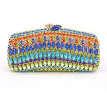 Red Heart Clutch Evening Bag Newest  pattern evening bags clutch handbags Cute bridal crystal party rhinestone evening bags 2024 - buy cheap