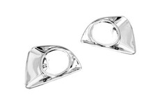 Front Fog Light Lamp Covers Trim ABS Chrome car accessories 2pcs Free shipping for Mazda 2 / Demio 08-12 2024 - buy cheap