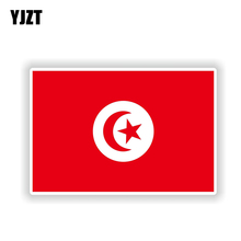 YJZT 12.3CM*8.2CM Personality TUNISIA Flag Car Sticker Window Body Decal Car Accessories 6-1889 2024 - buy cheap