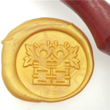 CHINESE Wedding Invitation Double Happiness Wax Seal Stamp Sealing Wax Stamp 2024 - buy cheap