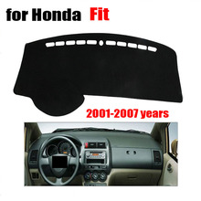 Car dashboard cover mat For Honda old Fit 2001 to 2007 dash cover left hand drive Avoid light pad desk pad Auto accessories 2024 - buy cheap