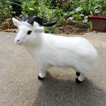 Новая имитация овцы игрушка Реалистичная белая пушистая овца модель куклы около 26x21 см a07 2024 - купить недорого
