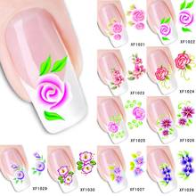 1 Sheet 3D Nail Stickers Blooming Flower Nail Art Stickers Decals Adhesive Manicure Nail Art Tips Decoration #280564 2024 - buy cheap