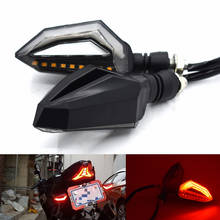 Universal motorcycle turn signal light flowing water LED flash For Honda CB 599 919 CBR 600 250 400 900RR VTX1300 NC700 Hornet 2024 - buy cheap