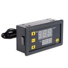 Controlador de temperatura digital w3230 dc 12v 20a, regulador de termostato de 50-120 graus 2024 - compre barato