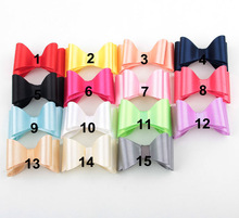 Yundfly 30pcs Newborn Luxe Hair Bows For Headbands Hair Clips PVC Satin Bow For Kids Girls Hair Accessories 2024 - buy cheap