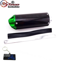 STONEDER Green 28mm Exhaust Muffler For 50cc 90cc 110cc 125cc CRF50 XR50 KLX110 SSR Thumpstar YCF DHZ Pit Dirt Bike Motorcycle 2024 - buy cheap