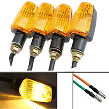 Yetaha Motorcycle LED Turn Signal Light Indicator Amber Lamp Bulb Motorbike Lamps Blinker Flash Bike Lamp Side Markers 2024 - buy cheap