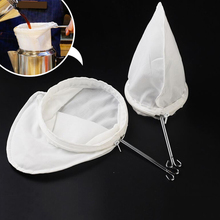 Milktea Filter Cloth Net Stainless Steel Handle Filtration Tea Bag Strainer Hand Drip Coffee Tools Bar Cafe Accessories 1pcs 2024 - buy cheap