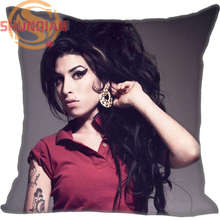 Amy Winehouse-funda de almohada decorativa para boda, regalo personalizado, 35x35cm,40x40cm (un lado), novedad 2024 - compra barato