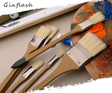 Paint Brush BS - 002 bristle pig hair head Oil painting propylene acrylic painting brush special made art brush AHB015 2024 - buy cheap