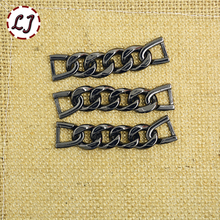 2015 new arrived 1pair/lot black shoes chain buckles for shoes belt garment decoration DIY zinc alloy sewing  accessories 2024 - buy cheap