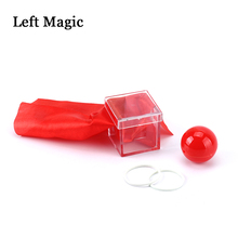 Волшебная Хрустальная коробка магические трюки мяч через коробку Магическая Иллюзия игрушка для детей забавные гаджеты магический реквизит G8046 2024 - купить недорого