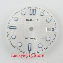Watch Repair Tool BLIGER 31mm Grey Watch Dial Watch Face with Date Window Fit for MIYOTA Automatic Movement 2024 - buy cheap
