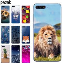 silicone case for huawei Y6 2018 Case 5.7 Inch Atu-L21 phone case back cover for huawei Y6 Prime 2018 coque protective soft tpu 2024 - buy cheap