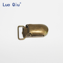 Luo Qiu 20 unids/lote 15mm 0,6 pulgadas bebé Clip de Metal para chupete Suspender Pica los Clips de bronce antiguo de accesorios de prendas de vestir 2024 - compra barato