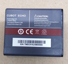 Cubot-Batería de teléfono original Echo, 3000mah, 3,8 V, para teléfono inteligente CUBOT Echo, Android 6,0, MTK6580, cuatro núcleos, 5,0 pulgadas, envío gratis 2024 - compra barato