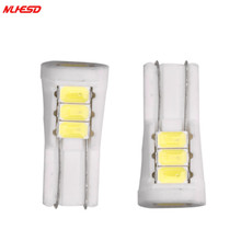 100pcs/lot T10 8SMD 5W 5630 192 168 194 W5W Super white LED Ceramic Light Wedge Bulb Lamp Car Light Source DC12V car stlying 2024 - buy cheap