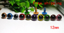 12mm Round pupil 10 colors High brightness doll safety eyes---100pcs 2024 - buy cheap