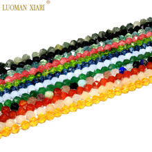 Wholesale AAA+ Faceted Quartz Agates Gem Natural Stone Beads For Jewelry Making DIY Necklace Bracelet 6/8/10mm Strand 15.5'' 2024 - buy cheap