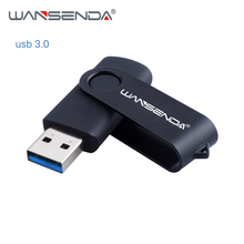 Nova WANSENDA USB 3.0 Flash Drive Giratório 128GB Pen Drive GB 32 64GB GB 8 16GB Alta velocidade 256GB Pendrive Flash Memory Stick USB 2024 - compre barato