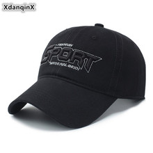 XdanqinX Men's Cotton Baseball Cap Adjustable Head Size Letter Embroidery Fashion Sports Caps Snapback Cap Bone Young Male Hat 2024 - buy cheap