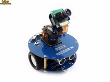 Комплект для сборки робота-конструктора stickot2 для Raspberry Pi Zero/Zero W (no Pi) + Ультразвуковой датчик + камера RPi (B)+ кабель камеры Pi Zero V1.3 2024 - купить недорого