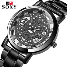 2021 New Top Brand SOXY Wrist Watch Unique Style Men Quartz Watches Fashion Hollow Designer Gentle Clock relogio masculino 2024 - buy cheap