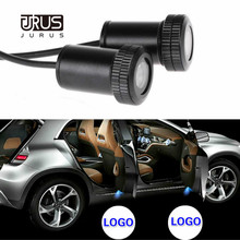 Лазерный проектор JURUS для двери автомобиля и помещений, привидение, тени, свет для Mitsubishi, Ssangyong, для Mazda, светодиодный декоративный автомобильный Стайлинг 2024 - купить недорого