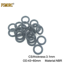 100pcs OD 43 44 45 46 47 48 49 50 51 52 53 54 55 56 57 58 59 60mm x 3.1mm Thickness CS NBR o ring seal Rubber Gasket Mechanical 2024 - buy cheap